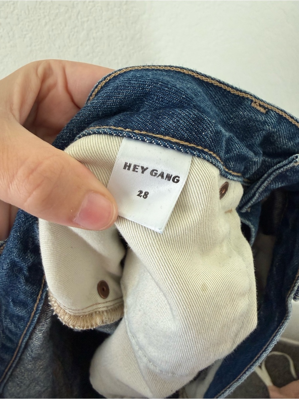 Hey Gang Blue Denim Jeans 28 - Picture 6 of 6